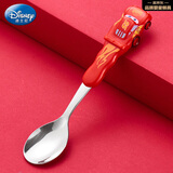 迪士尼（Disney）儿童勺子不锈钢家用餐具餐勺汤勺创意3D可爱卡通宝宝吃饭勺饭盒