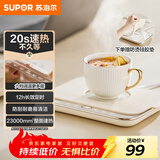 苏泊尔（SUPOR）暖菜板饭菜保温板热菜板 恒温加热杯垫 暖茶热牛奶 一人食暖杯垫 BF2015A810D
