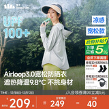 蕉下（beneunder）防晒衣女宽松百搭防紫外线出行AL417浅炭灰均码