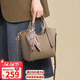 YUYULA牛皮包包女包斜挎包轻奢品牌手提单肩包生日圣诞礼物送女生女友