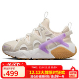 耐克NIKE女子休闲鞋气垫HUARACHE秋款运动鞋DQ8031-101顶峰白色42码