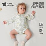 贝肽斯婴儿包屁衣秋冬新款长袖新生幼儿衣服满月宝宝连体哈衣纯棉