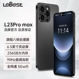 LEBEST百事乐 L23pro max全新超薄八核智能手机学生便宜大屏百元机长续航老人老年备用机电竞64G 黑色钛