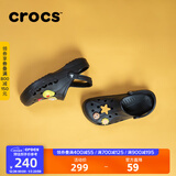 CROCS卡骆驰洞洞鞋贝雅男鞋女鞋轻便耐磨一脚蹬拖鞋休闲鞋|10126 黑色-001 46 /47(300mm)