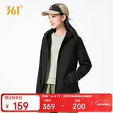 361°外套女秋冬季新款三防加绒运动休闲冲锋夹克风衣服662544603-4