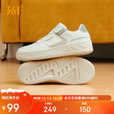 361°运动女鞋秋冬季学生复古厚底增高小白休闲板鞋子女682116601F-10