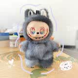 【毛绒】3代拉布布娃娃labubu潮玩毛绒玩具公仔挂件生日礼物 指定【隐藏款*本我】【17cm带吊环礼盒】