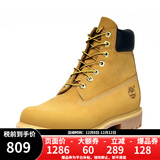 添柏岚经典6寸男女同款大黄靴环保户外防水真皮 10061W-小麦色 40