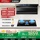 欧派（OPPEIN）【品牌补贴20%】家用抽油烟机烟灶套装三件套顶侧双吸变频烟灶套装烟机灶具二件套油烟机灶具套装 【9腔定时两件套】智能控制语音+定时双灶-天然气