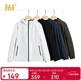 361°外套男秋冬季新款三防加绒运动休闲夹克风衣抓绒衣652544605D-1
