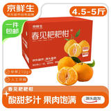 京鲜生 四川春见耙耙柑 净重4.5-5斤 单果210g+ 生鲜水果 源头直发包邮