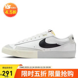 耐克NIKE运动板鞋男复刻BLAZER LOW运动鞋DZ2544-100白黑42