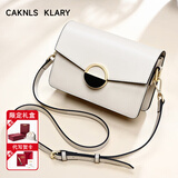 CAKNLS&KALRY轻奢包包女款单肩包斜挎女包奢侈品牌圣诞元旦新年生日礼物送女友 米白色 礼盒装