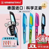 思笔乐（STABILO）钢笔高端可定制DIY刻字开学季毕业礼物EF尖三年级小学生儿童初学书法练字正姿钢笔