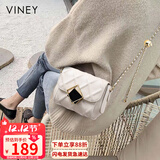 viney包包女包牛皮洋气斜挎包品牌单肩链条包生日礼物高级感送女友老婆