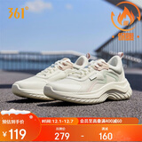 361°运动鞋女秋冬季保暖网布轻便减震通勤休闲跑步鞋子女682232210-1