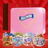 阿尔卑斯徐福记喜糖果礼盒650g/盒约77颗 软硬糖果散装多品牌多种口味零食