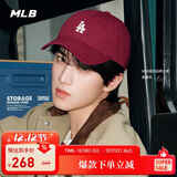 MLB帽子男女情侣棒球帽软顶鸭舌帽张康乐明星同款3ACP7701N-07WIS-F