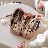 EACHY化妆包女大容量便携ins高级感网红2025旅行品洗漱收纳袋-玫瑰粉XL