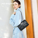 红蜻蜓（RED DRAGONFLY）2026新款包包女包斜挎单肩包牛皮轻奢小方包送女友妈妈生日礼物