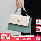 蔻一（Cnoles）包包女士款2025年最新款牛皮女生高端斜挎包通勤大容量单肩包