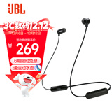 JBL TUNE 135BT蓝牙无线耳机 颈挂式运动耳机 无线立体声耳机 黑色