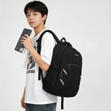 Edison爱迪生中学生书包轻便防泼水双肩包初中高中反光背包200823-1G