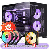 长城（Great Wall）视界S1 PLUS黑色海景房电脑机箱（MATX主板/270°无A柱/360水冷位/9风扇位/防尘网/长显卡位）