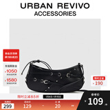 UR秋季款女士摩登腋下单肩斜挎包UAWB40280 黑色