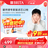 碧然德（BRITA）家用净水壶 滤水壶滤芯 MAXTRA+LE 专家滤芯 12枚装（本品加附件6个共计12个非18枚）
