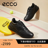 爱步（ECCO）运动鞋男 休闲鞋跑步鞋百搭系带男士鞋子时尚通勤鞋子 雅跃523234 黑色52323401001 39