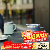 乐扣乐扣（LOCK&LOCK） 遇见咖啡杯保温保冷桌面杯男女办公水杯子390ML蓝色LHC4218NVY