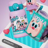 UOOHA立净保温杯大容量水杯带盖吸管盲盒杯儿童送女生 送情侣 生日礼物