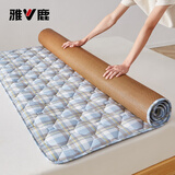 雅鹿夏季凉席床垫软垫藤席垫子双面席学生宿舍单人卧室软垫子租房专用 莫兰格【宿舍专用 四季通用】 150*200cm【抗压回弹 不易塌陷】