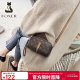 金狐狸（FOXER）女士包包女包大容量单肩斜挎包手机包小包跨年元旦礼物送女生女友