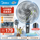 美的（Midea）电风扇落地扇家用大风量 远距强风电扇 立式轻音节能可定时降温 【超级爆款】7叶大风力35MA