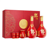 郎酒 红花郎15 酱香型白酒 53度 500ml*2瓶 礼盒装（新老包装随机）