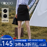 G2000女装职业半身裙女修身短裙女 商务休闲工作黑色裙子 黑色 99 XS /32