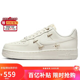 耐克NIKE女空军一号AF1 圣诞节礼物 运动鞋FV3654-111帆白40