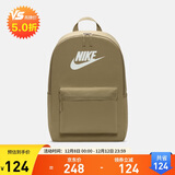 耐克（NIKE）男女双肩包背包 电脑包旅行包书包 DC4244-297 卡其