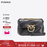 PINKO【限时折扣】女包羊皮燕子包泡芙枕头包飞鸟包单肩包斜挎包