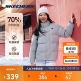 斯凯奇新年礼物2025冬季保暖时尚百搭男女同款羽绒外套P423U038