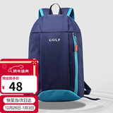 高尔夫（GOLF）双肩包男士休闲旅行迷你双肩背包轻便小书包5I032885J深蓝色
