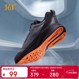 361°运动鞋男飞翼4秋季网布透气厚底减震徒步跑步鞋子男672432236F-4