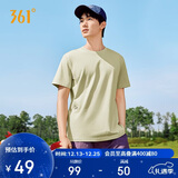 361°短袖男士t恤夏季运动宽松休闲户外圆领上衣服男女装632523110-2