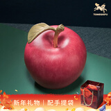 铜师傅 《吉祥苹果》客厅苹果铜摆件工艺品 装饰摆件 新年伴手礼物 吉祥苹果