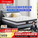 芝华仕（CHEERS）乳胶床垫独立弹簧软硬两用席梦思芝华士明星垫D026青少年版1.5米