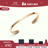 丹尼尔惠灵顿（DanielWellington）dw手镯男女 经典开口情侣手镯时尚饰品 圣诞礼物送女友 流光金大号DW00400074