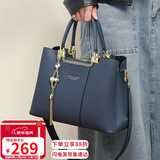 YUYULA包包女包牛皮手提妈妈包中年品牌单肩包生日元旦礼物送女生女友