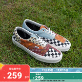 VANS范斯官方 Era虎纹腰果花拼布校园复古男女帆布鞋 彩色 35